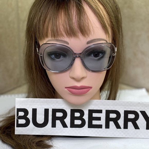 New Burberry B4375 4023/80 Eugenie Azure Blue Sunglasses. Blue lenses. main image 11